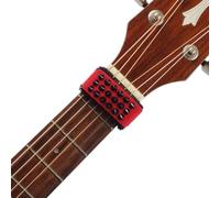 Guitar String Dampener, Acoustic Guitar Mute With an Easy, Tool- Setup, This Muter Caters to Beginners and Professionals Alike String Muter, Mute Dampener (Red)