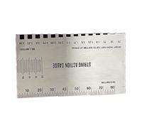 Guitar String Distance Measuring Tool Guitar String Distance Gauge Stainless Steel Texture for Various Types of Guitars Precisions Measurement Tool Easy Use Gauge