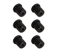 Guitar String Ferrules, Easy to Install Guitar String Thru Body Brass Durable Practical Replacement for Bass Black