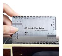 Guitar String Gauge Measuring Tool, String Action Ruler, Stainless Steel String Height Measuring Tool, Multi Precision Action Rulers