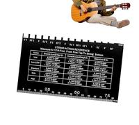 Guitar String Height Gauge,Luthier Guitar Setup Tools - Precision String Action Setup Gauge for Home Maintenance Electric Bass Luthier Professionals Travel