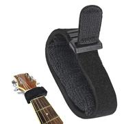 Guitar String Mute Dampener, 2 Adjustable Guitar String Mute Dampener Guitar Fret Strings Mute With Stick- Installation, Fretboard Muting Straps For Guitar Bass