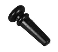 Guitar String Peg, Guitar Bass End Pin Lightweight Wear Resistance Good Compatibility Fine Workmanship Compact Size Synthetic Plastic for Musical Instruments (Black)