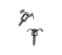Guitar String Retainer 1 Pair of String Trees/Retainers Electric Guitar with Screw Guide Accessories(Chrome 1set)