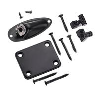 Guitar String Tree Retainer Set, Sturdy Structure Perfect Combination Electric Guitar String Retainer Firm Fixation Simple Installation Iron for Music (Black)