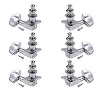 Guitar String Tuning Peg 3L3R Guitar String Tuning Pegs Machine Heads Tuning Key Enclosed Locking Tuners For Electric Or Acoustic Guitar