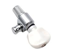 Guitar String Tuning Peg Chrome Banjo Geared Tuning Peg Tuner Machine Head With White Pearl Button For Banjo Parts