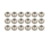 Guitar String Tuning Peg Gear Metal, 18Pcs Hex Hole Gears 1:15 Ratio, Gold - Durable Metal Construction, Accurate Adjustment for Guitar Strings (Silver)