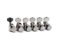 Guitar String Tuning Pegs 1set 6R Black Nickel Guitar Tuning Pegs Tuners Guitar Locking Tuners Square Handle Botton