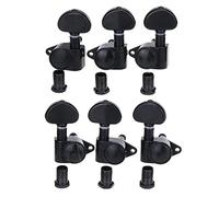 Guitar String Tuning Pegs 3R3L Black Sealed Guitar Tuners Machine Heads Tuning Pegs Keys Set For For LP Guitar
