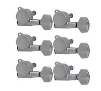 Guitar String Tuning Pegs 6 Left Gear Ratio 1:16 Auto Lock String Guitar Tuning Pegs Machine Heads Parts