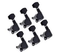 Guitar String Tuning Pegs 6L Black Guitar Tuning Pegs Tuners Machine Heads For Acoustic Electric Guitar