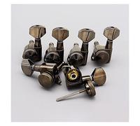 Guitar String Tuning Pegs 6L Left Hand Guitar Locking Tuners Lock Fit For For LP For For SG Guitar Parts (Color : 03)
