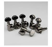 Guitar String Tuning Pegs 6R Bright Black Guitar String Tuning Key Pegs With Small Handle Tuning Guitar Machines Heads