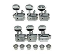 Guitar String Tuning Pegs Deluxe 6 Inline Guitar Tuners With Split Post Guitar Tuning Keys Peg Machine Heads For ST/for For TL Guitars (Color : 03)