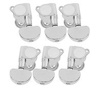 Guitar String Tuning Pegs for Guitar Strings e.g. Guitar String Tuner Set Guitar Tuning Key for Electric Guitars for Acoustic Guitars (Silver)