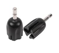 Guitar String Winder, 2pcs String Winder Head, Drill Bit Plug Peg Puller Maintenance Tool For Folk, Electric, Bass, Classical, Ukulele