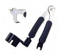 Guitar String Winder Cutter & Bridge Pin Puller - 3-in-1 Guitar Repair & Maintenance Tool for Acoustic, Electric, and Bass Guitars (Black)