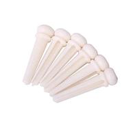 Guitar Strings Cow Bone Bridge Pins Guitar Stable Strings Cone Guitar Accessories Musical Instrument Accessories 6 Pieces Durable and Ingenious