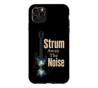 Guitar Strum Away The Noise Nature Guitarist Gift Case for iPhone 11 Pro Max
