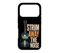 Guitar Strum Away The Noise Nature Guitarist Gift Case for iPhone 17 Pro