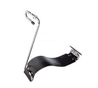 Guitar Support Holder Leg Bracket Playing Stand Z shape Fixed Generic Left handed Black for Musician Guitar Ukulele Accessories Left HandZ-shape Leg Support