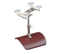 Guitar Support Stand, Aluminum Suction Cup Guitar Rest with 4 Strong Suction Cups, Adjustable Height for Classical and Acoustic Guitars, Ergonomic Design for Comfortable Playing