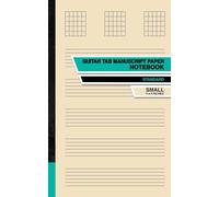 Guitar Tab Manuscript Paper Notebook: Blank Music Composition Paper | For Guitarists | Standard | Small