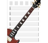 Guitar Tab Notebook: Blank Guitar Tablature Writing Paper with Chord Fingering Charts