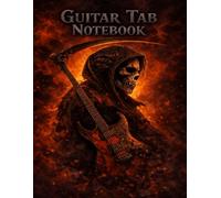 Guitar Tab Notebook for Rock Metal: Blank Tablature Paper with Chord Diagrams for Riffs Solos Writing: 6 String Music Practice Journal for Songwriting ... Players Musicians Students Heavy Riff Ideas