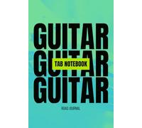 Guitar Tab Notebook: Road Journal (Neon): Compact Blank Tablature Sheets for Songwriting, Music Composition, and Practice