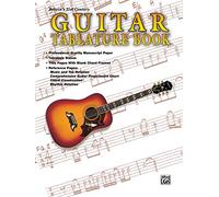 Guitar: Tablature Book-Manuscript Paper-Perforated pages