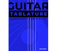 Guitar TABLATURE Manuscript Paper book (Blue Edition): Blank Guitar Tablature with Chord Boxes -120 pages - 9 Systems TAB & 5 Chord Boxes - 6-Line TAB - 8.5 x 11 in: Blank Guitar Sheet with TAB and Chord Boxes for Creators, Performers & Music Studen