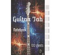 Guitar Tabs Notebook: Guitar Tabs Word, Blank Notebook | A4 |100 pages |