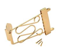 Guitar Tailpiece Bridge - Steel Plate Structure, Uniform String Alignment, Pitch Stability, Improve Resonance Presence Response to Improve Electrical Instruments |