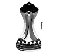 Guitar Tailpiece for 6 String Resonator Guitar, Replacement Tremolo Bridge Tailpiece with Screws, Wear - Metal Tailpiece for Improved Pitch and Volume Control (Black)