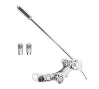 Guitar Tailpiece Tremolo, Chrome Aluminum Alloy Tremolo Unit Vibrato Bridge, Guitar Bridge Stop Bar Tailpiece Vibrato Bridge, Compatible with LP SG Guitars