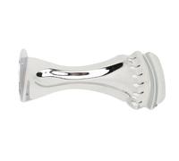 Guitar Tailpiece with Mounting Holes, Zinc Alloy 6 String Tailpiece Replacement for Resonator Guitars, Enhances Pitch Volume and Sustain, Glossy Circular Arc Design
