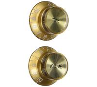Guitar Tech REFLECTOR KNOBS- GOLD- 1 X VOL- 1 X TONE, GT655