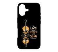 Guitar The Lord Is My Strength And My Song Isaiah 12:2 Gift Case for iPhone 17