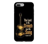 Guitar The Lord Is My Strength And My Song Isaiah 12:2 Gift Case for iPhone 7 Plus/8 Plus
