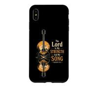 Guitar The Lord Is My Strength And My Song Isaiah 12:2 Gift Case for iPhone XS Max