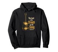 Guitar The Lord Is My Strength And My Song Isaiah 12:2 Gift Pullover Hoodie