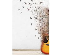 Guitar Themed Notebook: A great gift for guitarists and music lovers or musicians of any genre of music and anyone who likes to take notes and organise their life to get the most out of their time