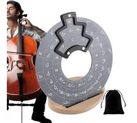 Guitar Theory Disc - Adjustable Note diel, Scale Learning Plate, Studio Practice Device | Chord Progression Mapping Tool, Visual Key Signature Guide For Music Students, Instrument Players Study