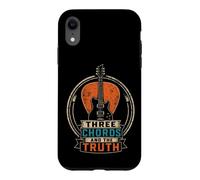 Guitar Three Chords And The Truth Guitarist Player Gift Case for iPhone XR