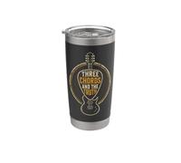 Guitar Three Chords and The Truth Guitarist Player Gift Stainless Steel Insulated Tumbler