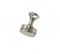 Guitar Tool Kit Acoustic Guitar Soundboard Repair Magnet Ring With Handle Instrument Making Tool(Stainless steel)