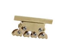 Guitar Tool Kit Brass Guitar Self Adaptive Curvature Fret Mounting Head Tool(Installation head)