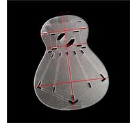 Guitar Tool Kit Classical Guitar Making Template Transparent Acrylic (Includes Outline Soundhole And Bracing Layout)(Style 2)
